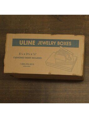 NWT U-LINE Display Packaging Pre Assembled Black Matte 5 1/4" x 3 3/4" x 7/8"